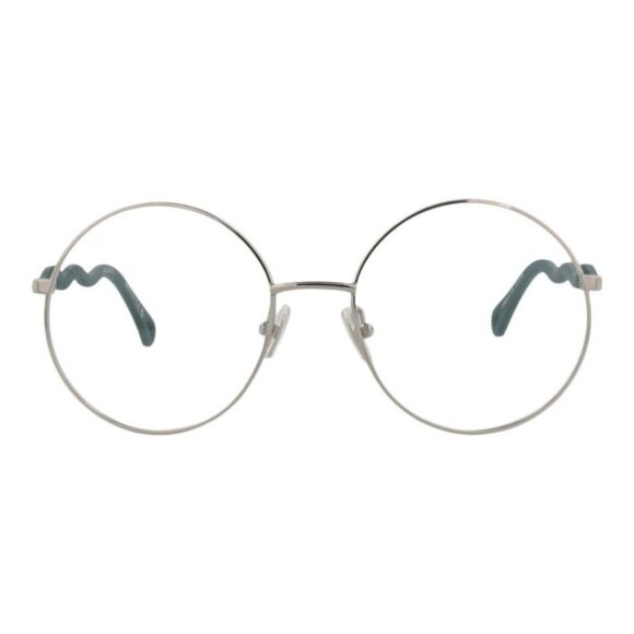 Chloé Womens Round/Oval Silver Green Transparent Fashion Designer Eyewear - Picture 1 of 4